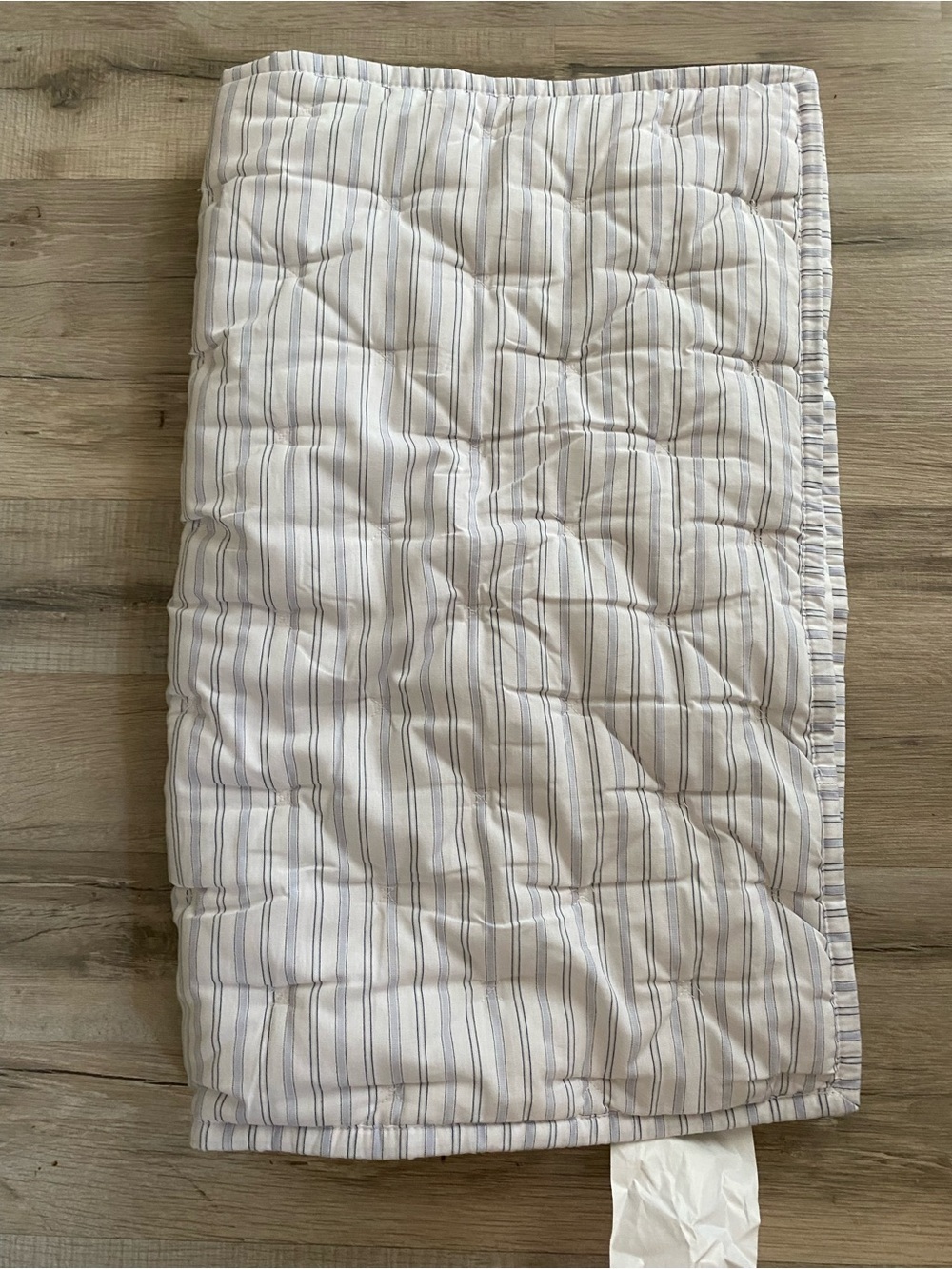 1 Pottery Barn Striped pillow sham in Blue Gray